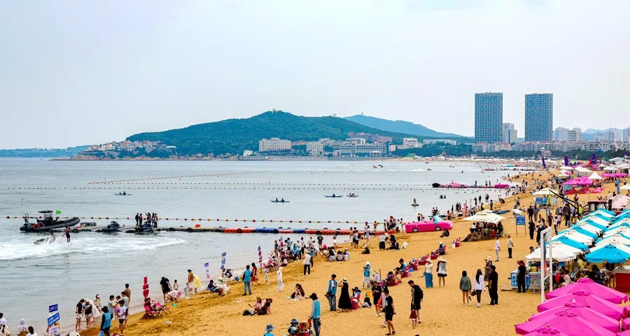 威海各海水浴场今起正式开放